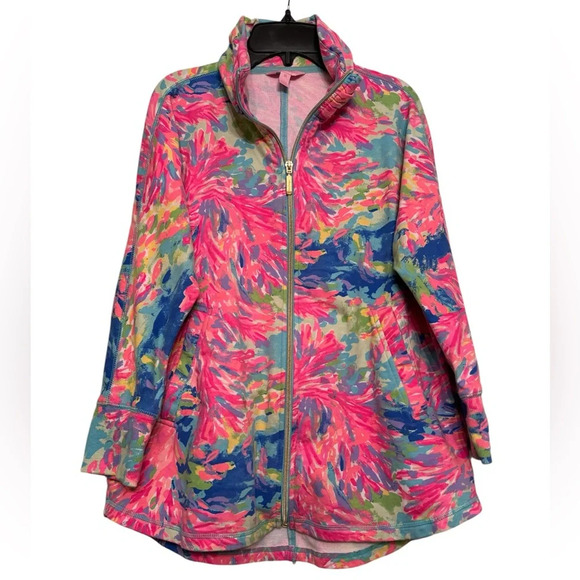 Lilly Pulitzer Dee Dee Swing Athletic Jacket - Picture 1 of 5